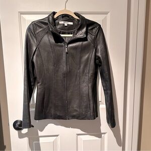 DKNY 100% Genuine Leather Jacket. Size Small